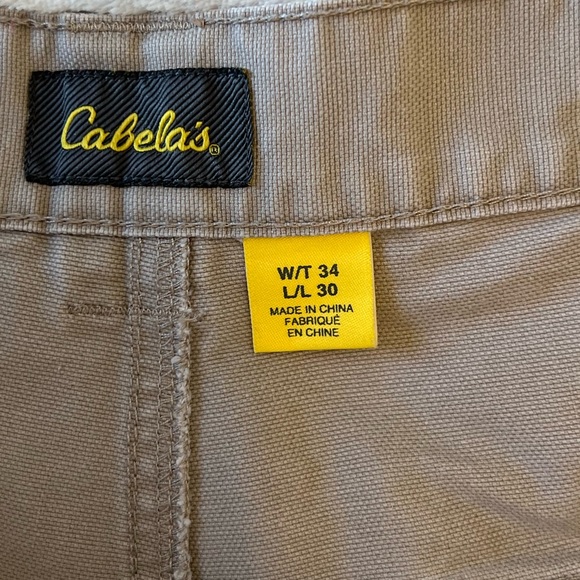 Men’s Cabela 34/30 Cargo Pants. EUC - Picture 7 of 9